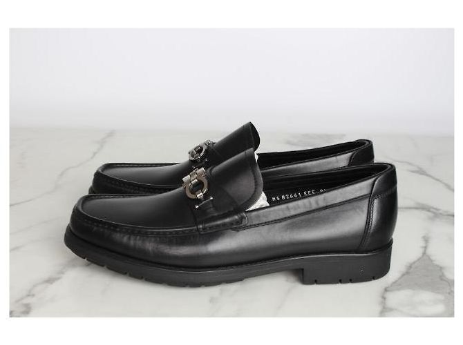 Salvatore Ferragamo Mocassini Gancini da uomo Nero - vista 3