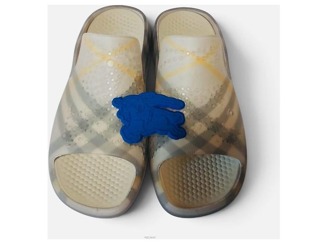 Burberry Sandali in gomma stampati Prosum - vista 2