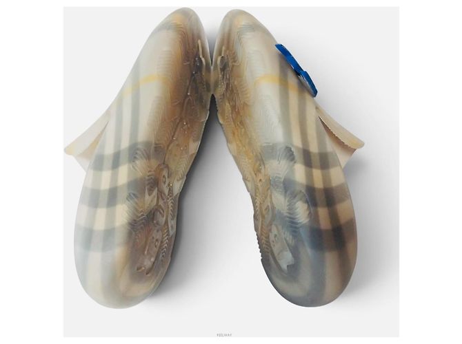 Burberry Sandali in gomma stampati Prosum - vista 4