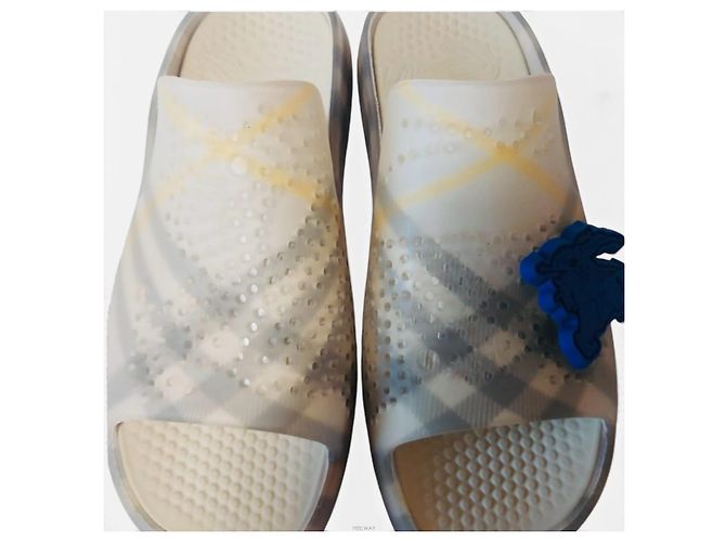 Burberry Sandali in gomma stampati Prosum - vista 7