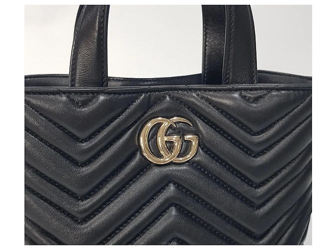 Gucci Borsa a spalla Mini Tote Marmont - vista 3