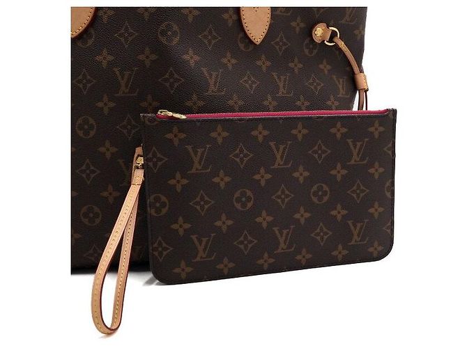 Louis Vuitton Borsa a tracolla da donna Shopper Neverfull MM in tela Monogram - vista 10