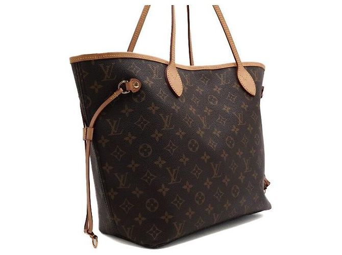Louis Vuitton Borsa a tracolla da donna Shopper Neverfull MM in tela Monogram - vista 4