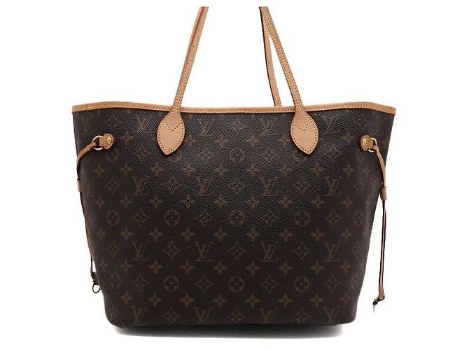 Louis Vuitton Borsa a tracolla da donna Shopper Neverfull MM in tela Monogram - vista 5