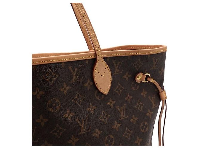 Louis Vuitton Borsa a tracolla da donna Shopper Neverfull MM in tela Monogram - vista 9