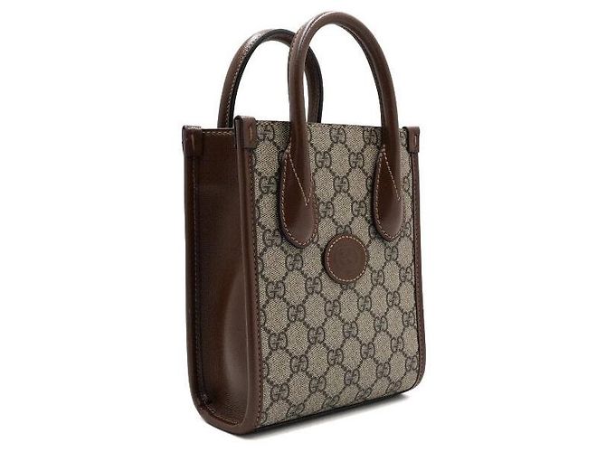 Gucci Mini borsa tote e borsa a tracolla GG Supreme - vista 3