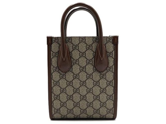 Gucci Mini borsa tote e borsa a tracolla GG Supreme - vista 4