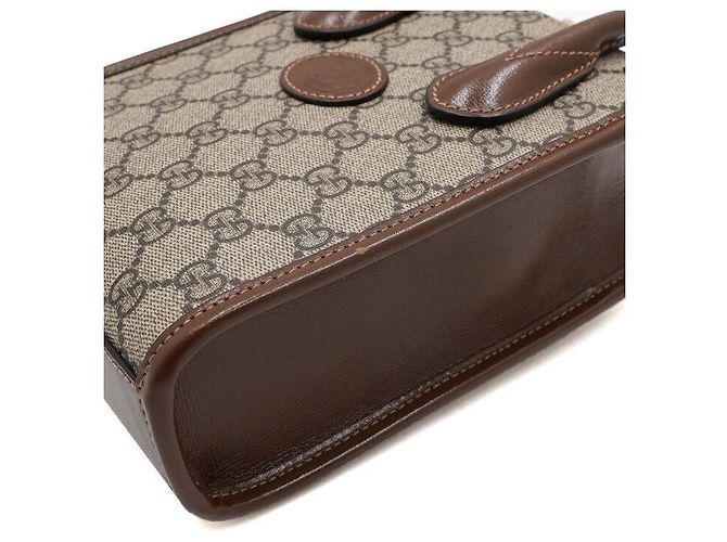 Gucci Mini borsa tote e borsa a tracolla GG Supreme - vista 8