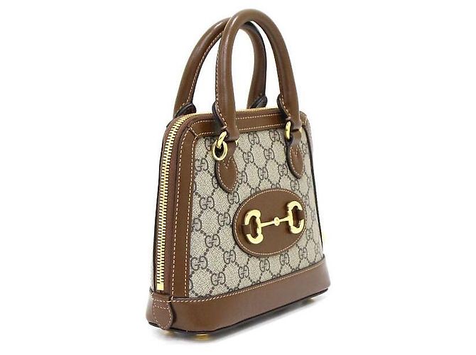 Gucci Borsa Mini Top Handle Horsebit, Borsa Tote e Borsa a Tracolla Crossbody - vista 4