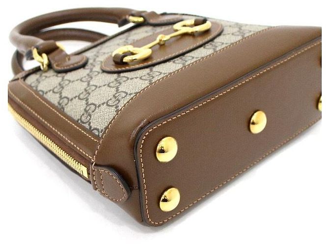 Gucci Borsa Mini Top Handle Horsebit, Borsa Tote e Borsa a Tracolla Crossbody - vista 8