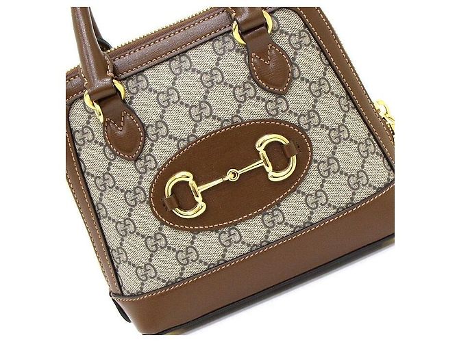 Gucci Borsa Mini Top Handle Horsebit, Borsa Tote e Borsa a Tracolla Crossbody - vista 9