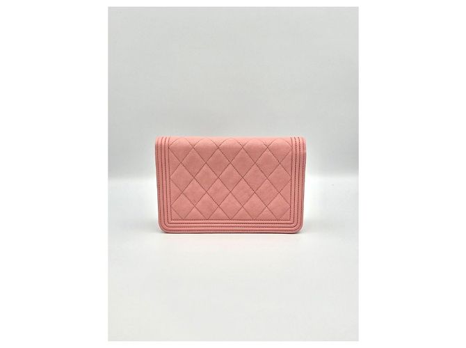 Chanel Boy WOC Caviar Pink Series - vista 11