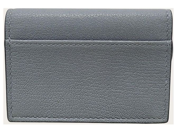 Dior Tarjetero Saddle Bloom con solapa en piel Cloud Blue - vista 5