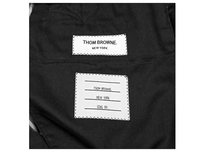 Thom Browne Pantaloni in lana flanella a righe - vista 6