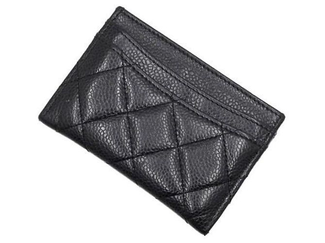 Chanel Porta-cartões Caviar Classic Silver CC - vista 8