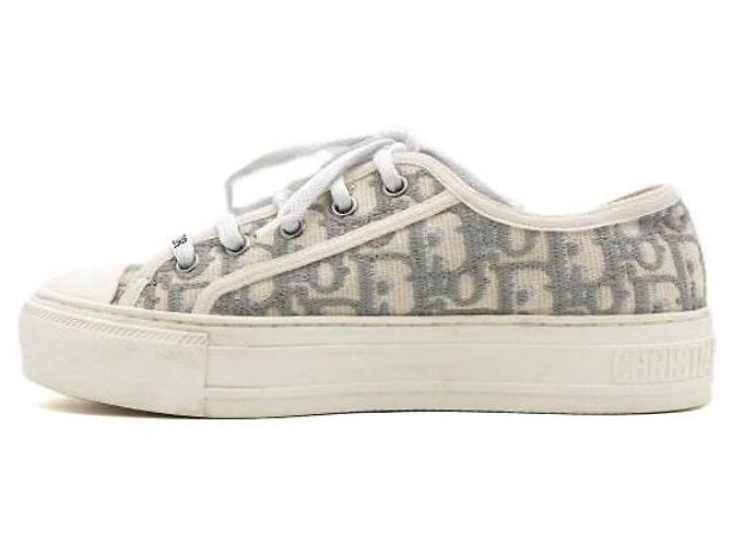 Dior Sneakers Oblique da donna Stone Grey - vista 4