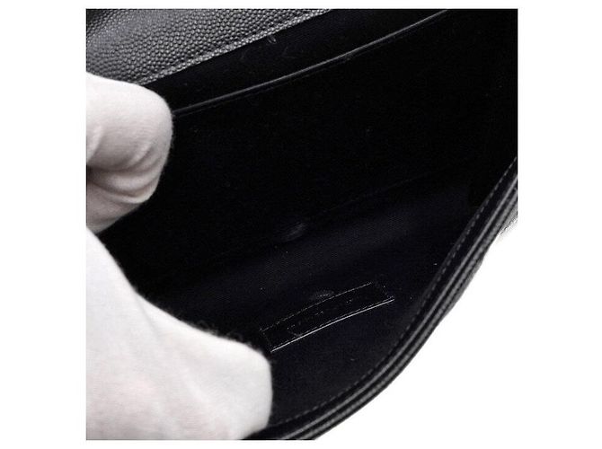 Autre Marque Borsa Clutch a Patta e Tracolla con Monogramma in Rilievo - vista 7