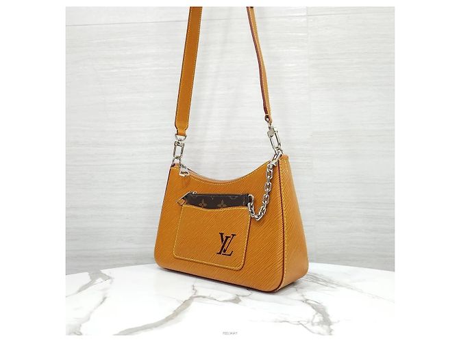 Louis Vuitton Borsa a tracolla Marela Epi Gold Miel - vista 2