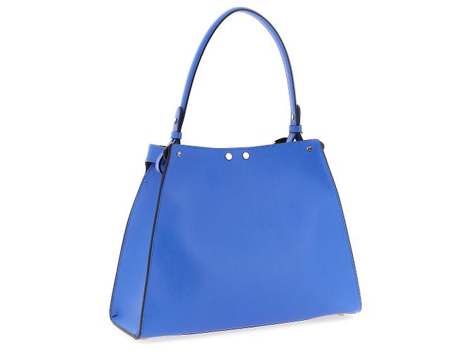 Fendi Borsa in pelle di vitello blu - vista 2