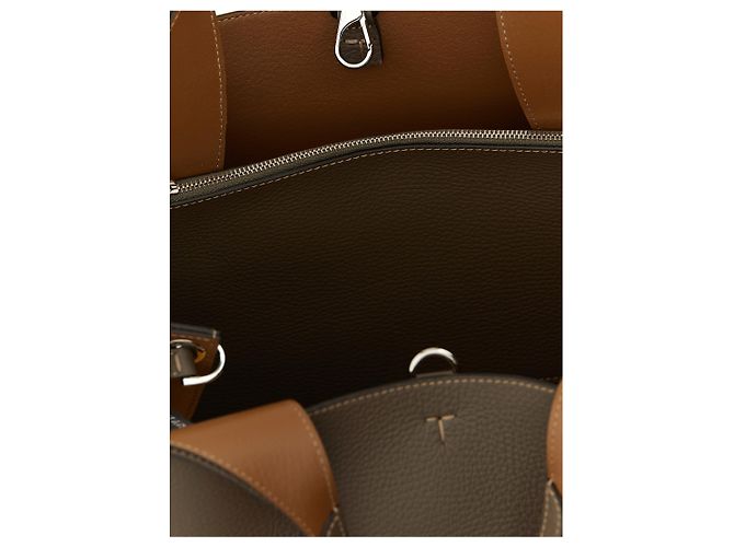 Tod's Borsa in pelle di vitello grigia - vista 4