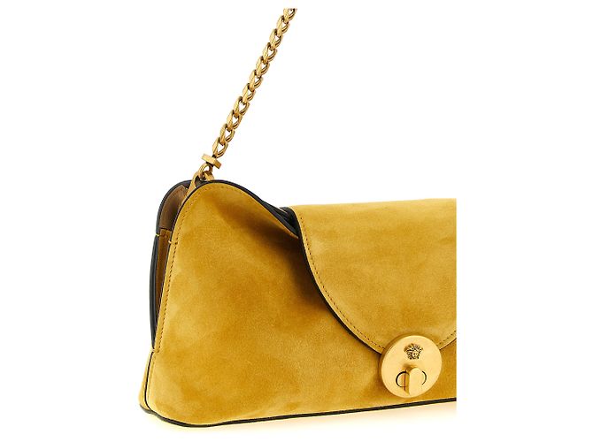 Versace Clutch em pele de vitelo multicolorida - vista 3