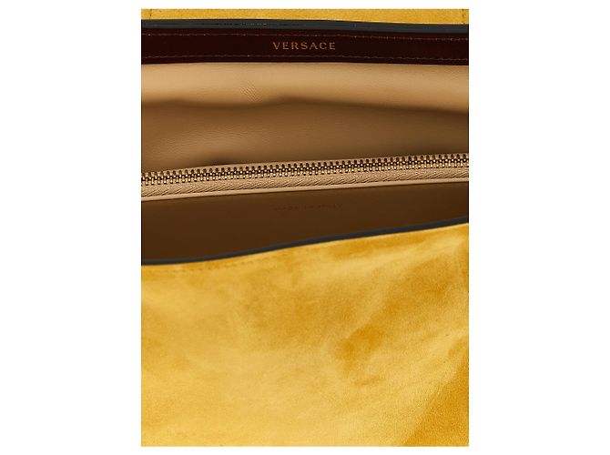 Versace Clutch em pele de vitelo multicolorida - vista 4
