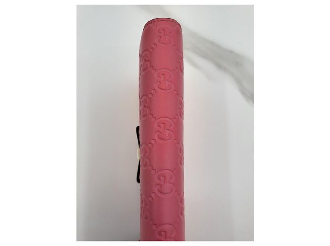 Gucci Cartera larga Signature Pink - vista 2