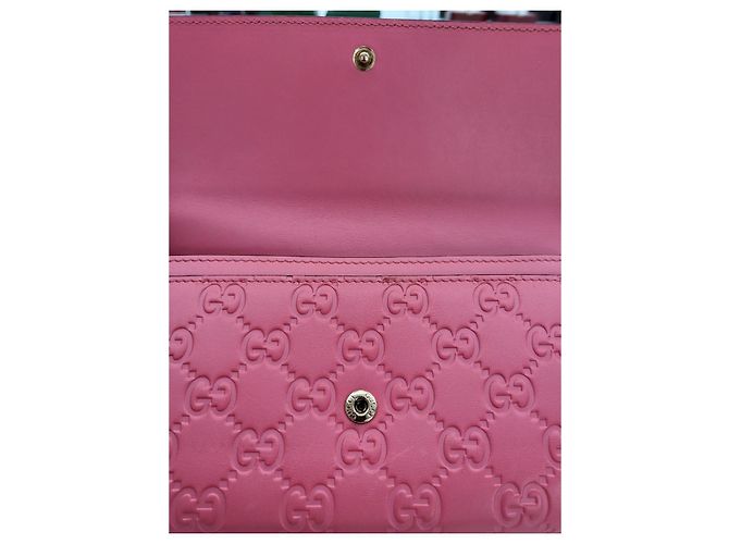 Gucci Cartera larga Signature Pink - vista 24