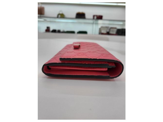 Gucci Cartera larga Signature Pink - vista 8