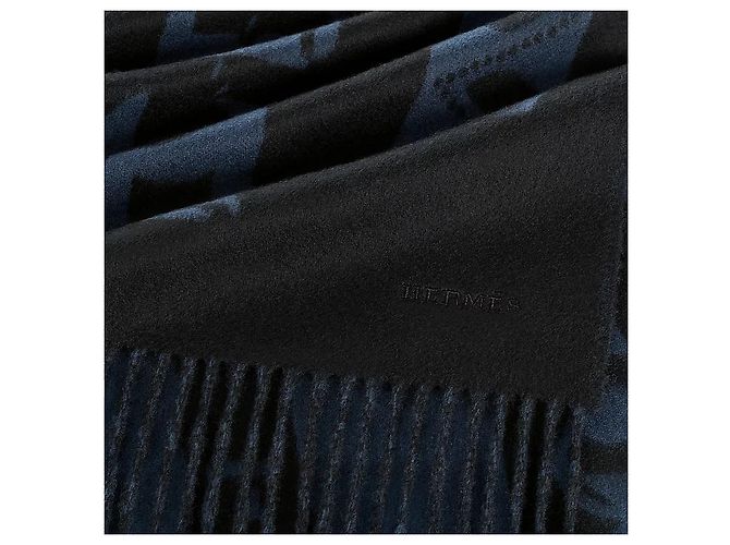 Hermès Sciarpa in Cashmere Colliers de Chiens - vista 5