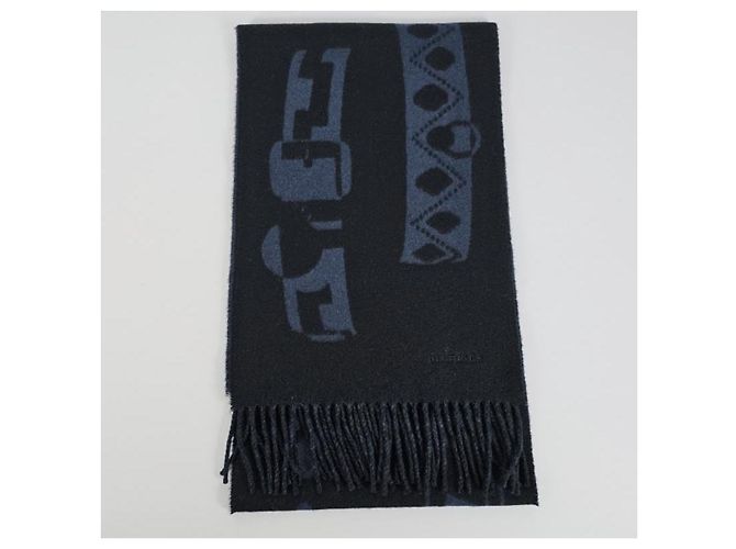 Hermès Sciarpa in Cashmere Colliers de Chiens - vista 6