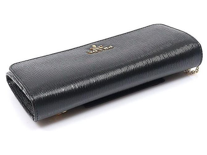 Prada Black Vitello Move Lettering Langbeutel - Ansicht 4