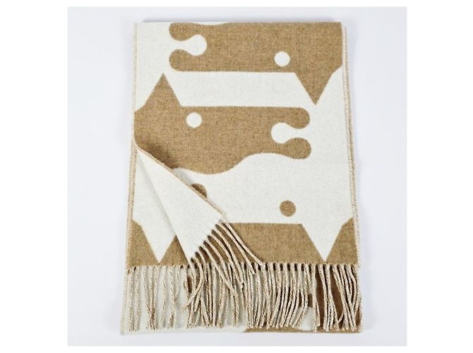 Hermès Sciarpa in cashmere design Parthenon - vista 10