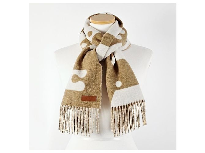 Hermès Sciarpa in cashmere design Parthenon - vista 11