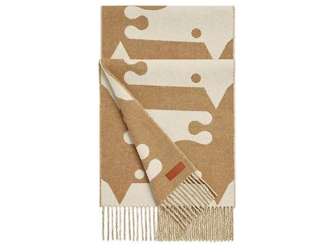 Hermès Sciarpa in cashmere design Parthenon - vista 2