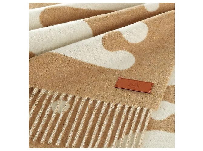 Hermès Sciarpa in cashmere design Parthenon - vista 6