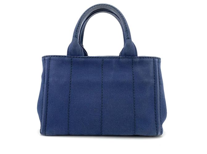 Prada Borsa Tote e Borsa a Tracolla Denim Kanapa - vista 6