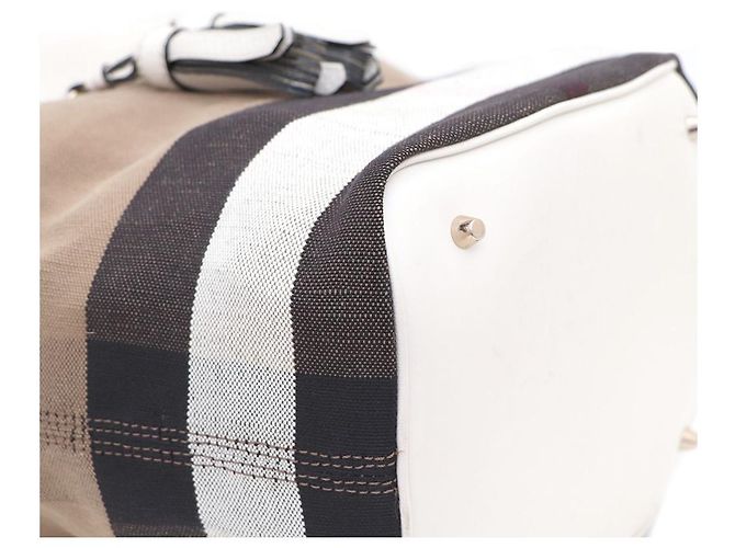 Burberry Borsa Tote e Borsa a Tracolla Ashby Canvas - vista 6