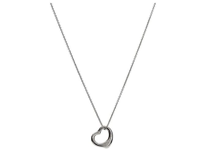 Tiffany & Co Open Heart Halskette aus Silber - Ansicht 2