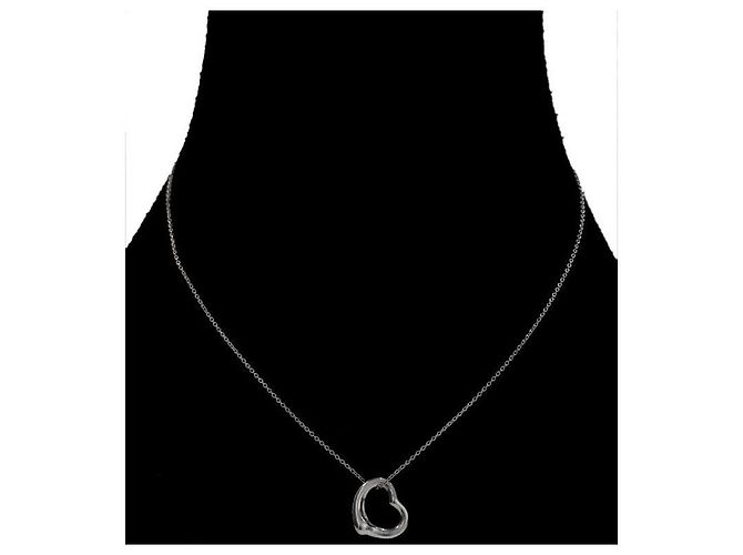 Tiffany & Co Open Heart Halskette aus Silber - Ansicht 5