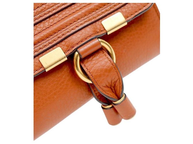 Chloé Cartera cuadrada Marcie marrón - vista 7