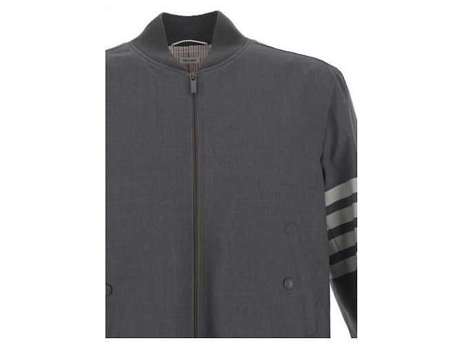 Thom Browne Bomberjacke aus Plain Weave Strick - Ansicht 4
