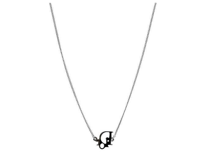 Dior Collar Oblique Plata - vista 2
