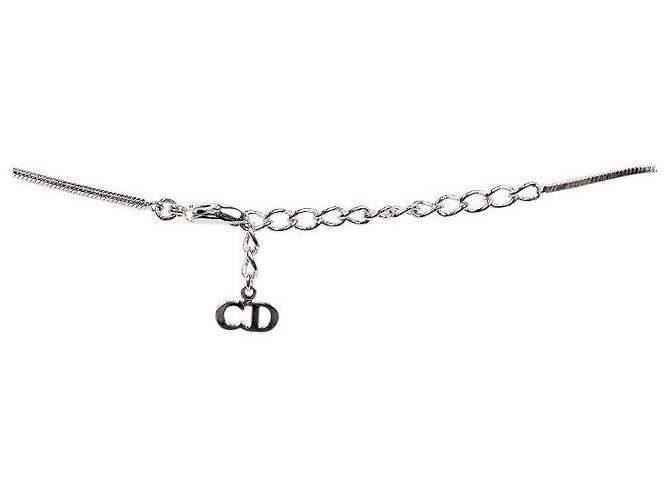 Dior Collar Trotter Plata Negro - vue 4