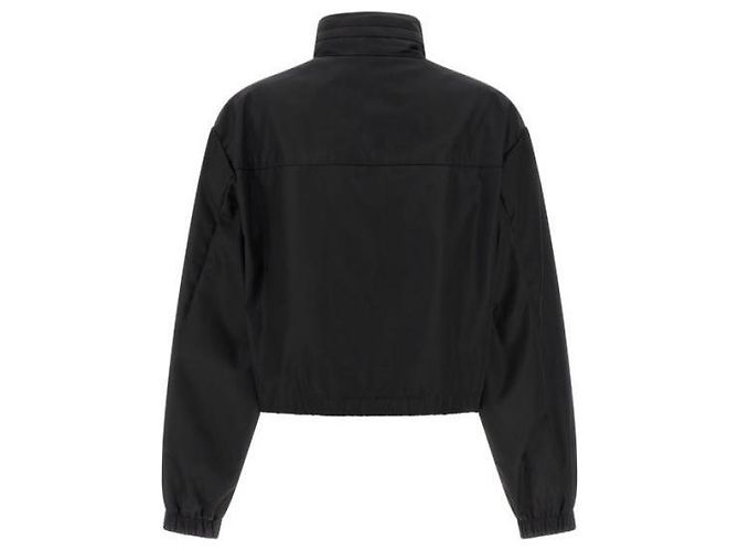 Prada Nylon Bomberjacke Schwarz - Ansicht 3