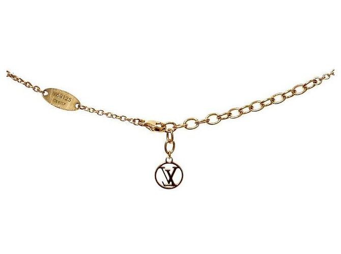 Collana Louis Vuitton Flower Gold - vista 4