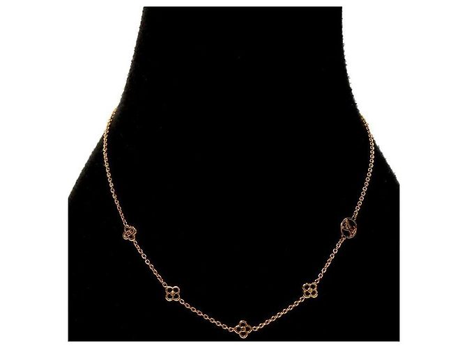 Collana Louis Vuitton Flower Gold - vista 5