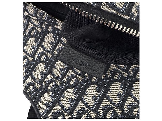 Dior Borsa Messenger Crossbody Saddle Oblique Jacquard - vista 10