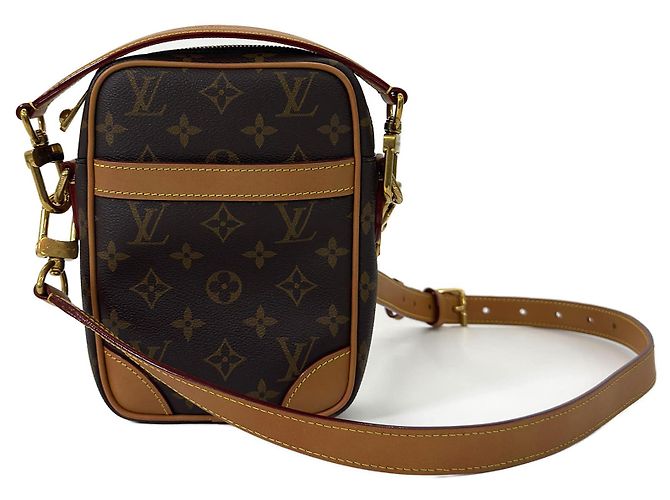 Louis Vuitton Borsa Messenger Crossbody Mini Danube Monogram Leather - vista 2
