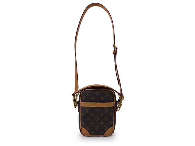 Louis Vuitton Borsa Messenger Crossbody Mini Danube Monogram Leather - vista 4